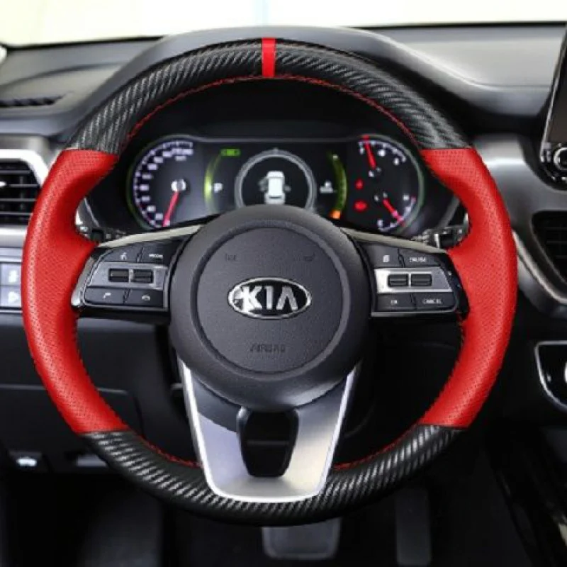 For Kia K2 fcrte K5 kx1 k3 sportage R K4 K4 KX7 DIY custom leather car interior steering wheel cover car accessories
For Kia K2 fcrte K5 kx1 k3 sportage R K4 K4 KX7 DIY custom leather car interior steering wheel cover car accessories