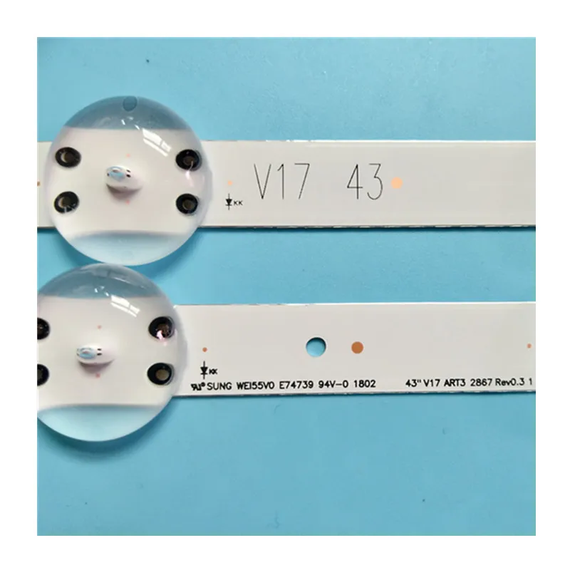 TVs LED Band array For LG 43UJ6519-ZA 43UJ651T-DA 43UJ6520-PB 43UJ6525-SF LED Bar Backlight Strip Line LC430DGG-FKM3 Ruler Tapes
TVs LED Band array For LG 43UJ6519-ZA 43UJ651T-DA 43UJ6520-PB 43UJ6525-SF LED Bar Backlight Strip Line LC430DGG-FKM3 Ruler Tapes