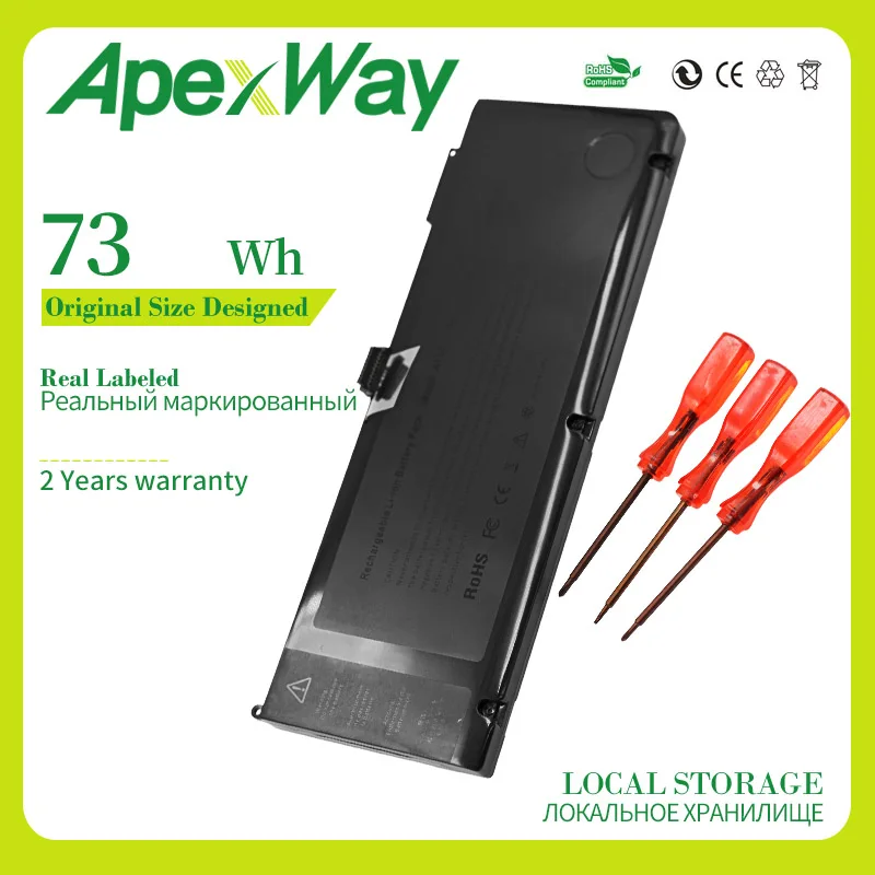 Apexway 73Wh A1321 Новый аккумулятор для ноутбука Apple Macbook Pro 15 дюймов A1286 2009 2010 год Версия 020-6380-A
Apexway 73Wh A1321 Новый аккумулятор для ноутбука Apple Macbook Pro 15 дюймов A1286 2009 2010 год Версия 020-6380-A