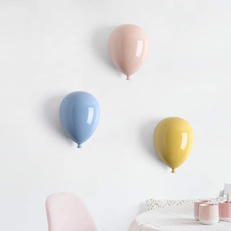 Ceramic Balloon Wall Hanging Decoration Wall Mounted Art Kids Room Decoration Home Decor Goodies Decorative Sculptures For Home
Ceramic Balloon Wall Hanging Decoration Wall Mounted Art Kids Room Decoration Home Decor Goodies Decorative Sculptures For Home