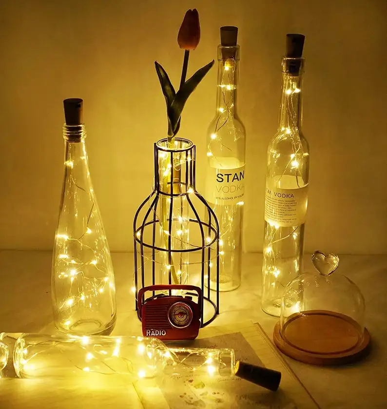 Wedding Decorations, LED Wine Bottle, Wedding Lighting, LED String Lights for Bottles,Wine Bottle lights Party,Christmas Gift
Wedding Decorations, LED Wine Bottle, Wedding Lighting, LED String Lights for Bottles,Wine Bottle lights Party,Christmas Gift