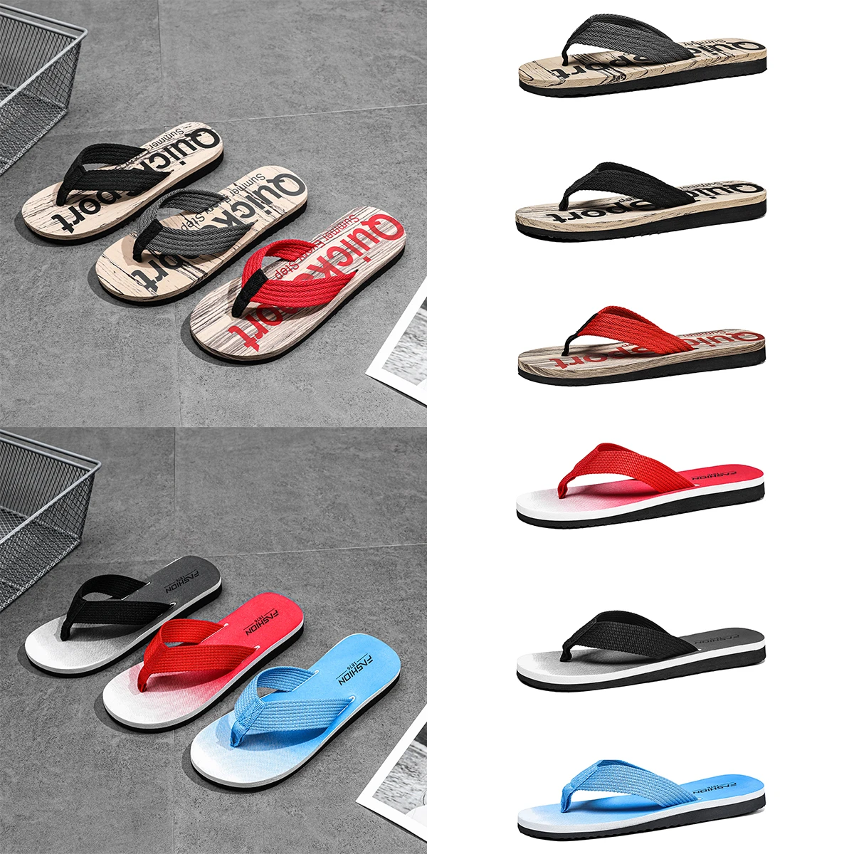 Hot-Selling Men's Boutique Sandals Indoor Four Seasons Slippers Outdoor Leisure Beach Breathable Flip Flops 40-45#
Hot-Selling Men's Boutique Sandals Indoor Four Seasons Slippers Outdoor Leisure Beach Breathable Flip Flops 40-45#