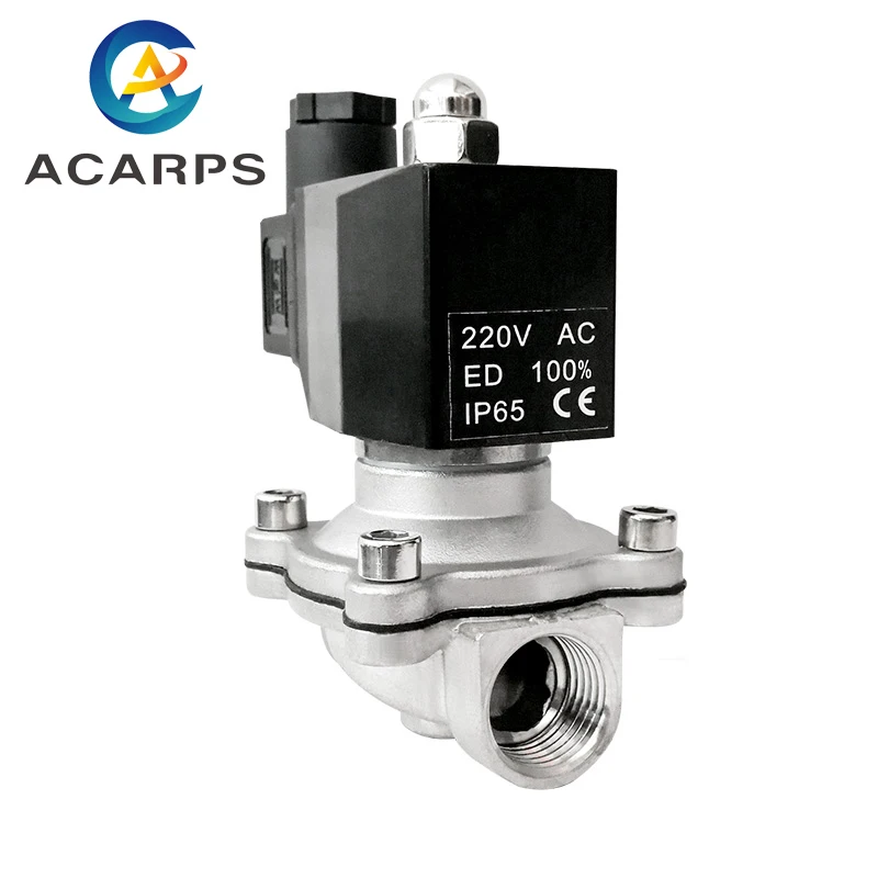 1 inch Direct Acting 304 stainless steel Solenoid Valve 12v Brass Waterproof DIN Coil
1 inch Direct Acting 304 stainless steel Solenoid Valve 12v Brass Waterproof DIN Coil