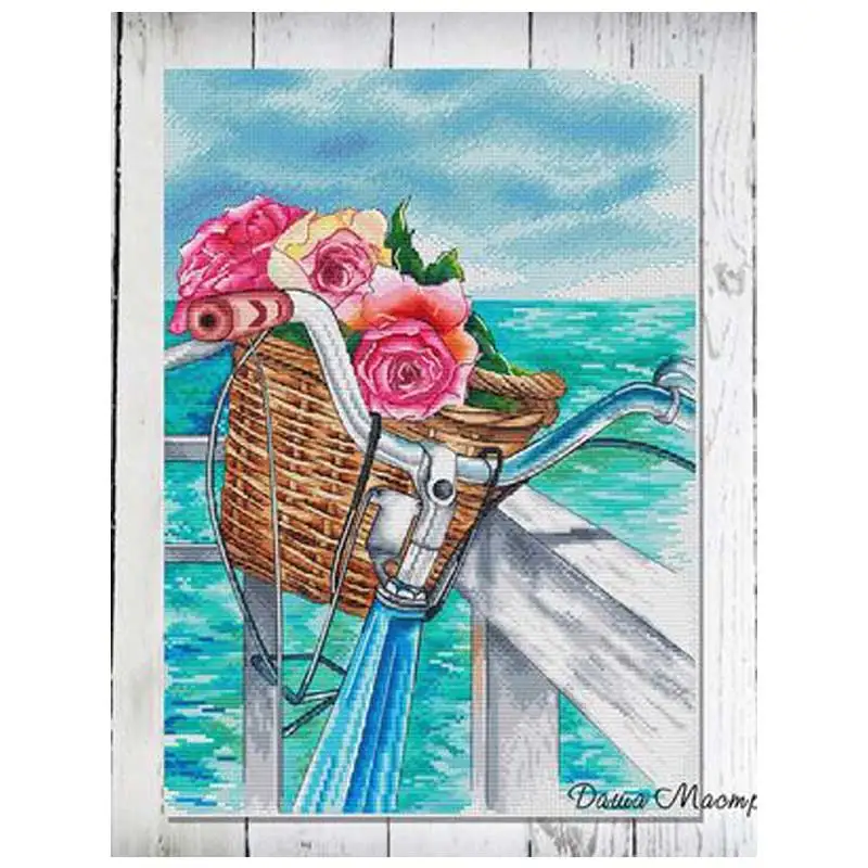 Flower bike patterns Counted Cross Stitch 11CT 14CT 18CT DIY wholesale Chinese Cross Stitch Kits Embroidery Needlework Sets
Flower bike patterns Counted Cross Stitch 11CT 14CT 18CT DIY wholesale Chinese Cross Stitch Kits Embroidery Needlework Sets