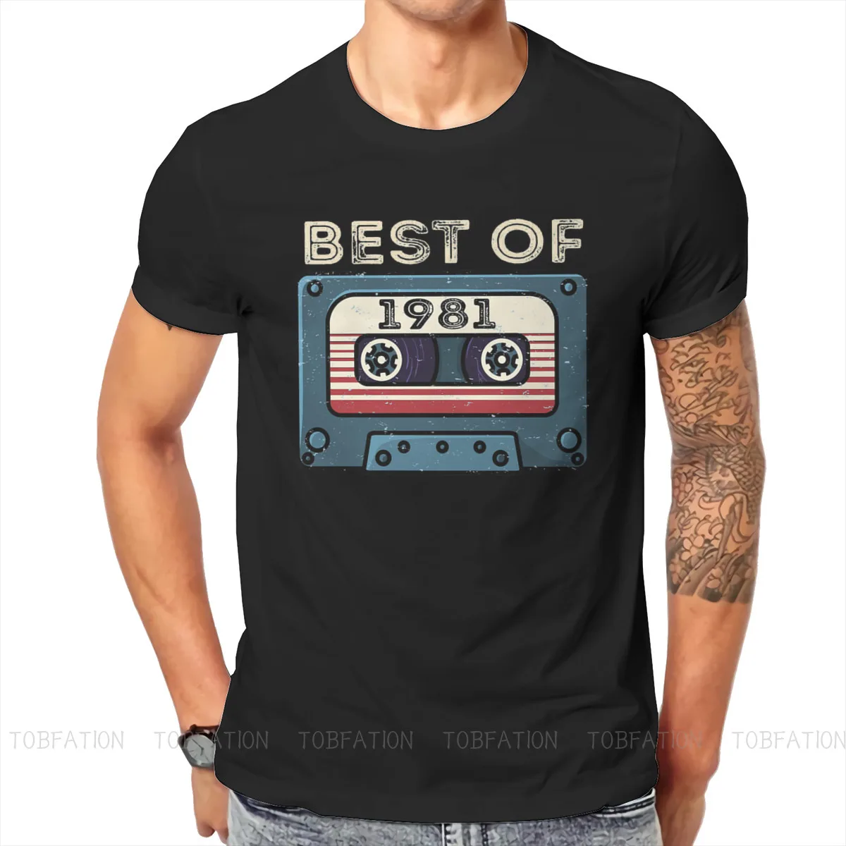Винтажная футболка с надписью Best Of 1981 на день рождения, Классическая Подростковая Готическая футболка высокого качества, свободные блузки с круглым вырезом
Винтажная футболка с надписью Best Of 1981 на день рождения, Классическая Подростковая Готическая футболка высокого качества, свободные блузки с круглым вырезом