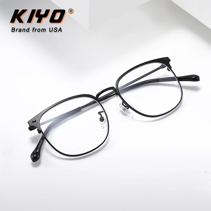 KIYO Brand 2021 New Women Men Fashion Anti Blue Light Optical Frame Metal Eyeglasses Frames Square Spectacles Glasses 9658
KIYO Brand 2021 New Women Men Fashion Anti Blue Light Optical Frame Metal Eyeglasses Frames Square Spectacles Glasses 9658
