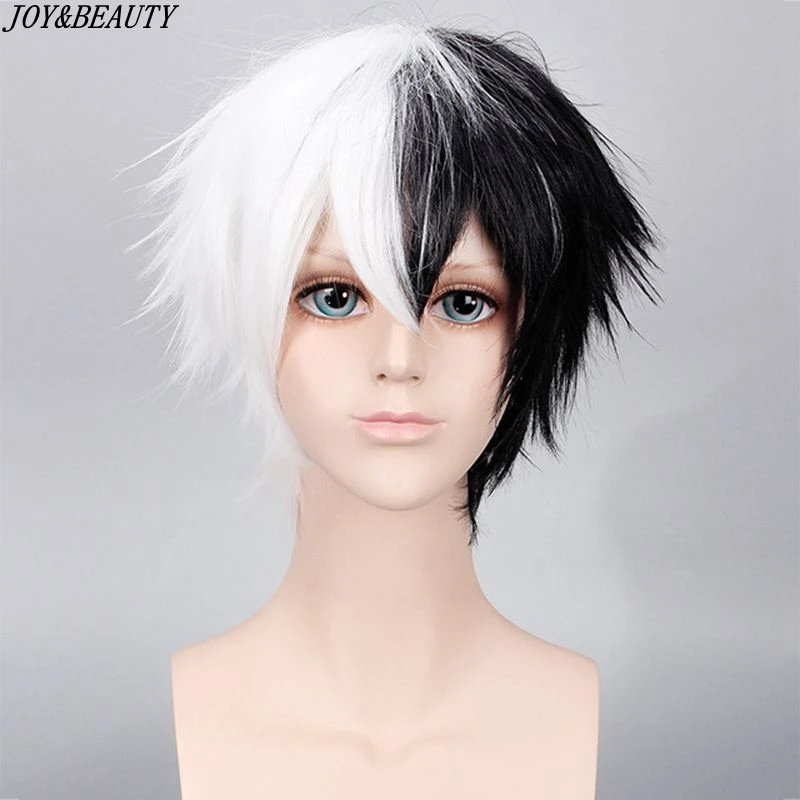 JOY&BEAUTY Anime Danganronpa Monokuma Wig Cosplay Costume Dangan Ronpa Women Men Short White Black Synthetic Party Wig
JOY&BEAUTY Anime Danganronpa Monokuma Wig Cosplay Costume Dangan Ronpa Women Men Short White Black Synthetic Party Wig