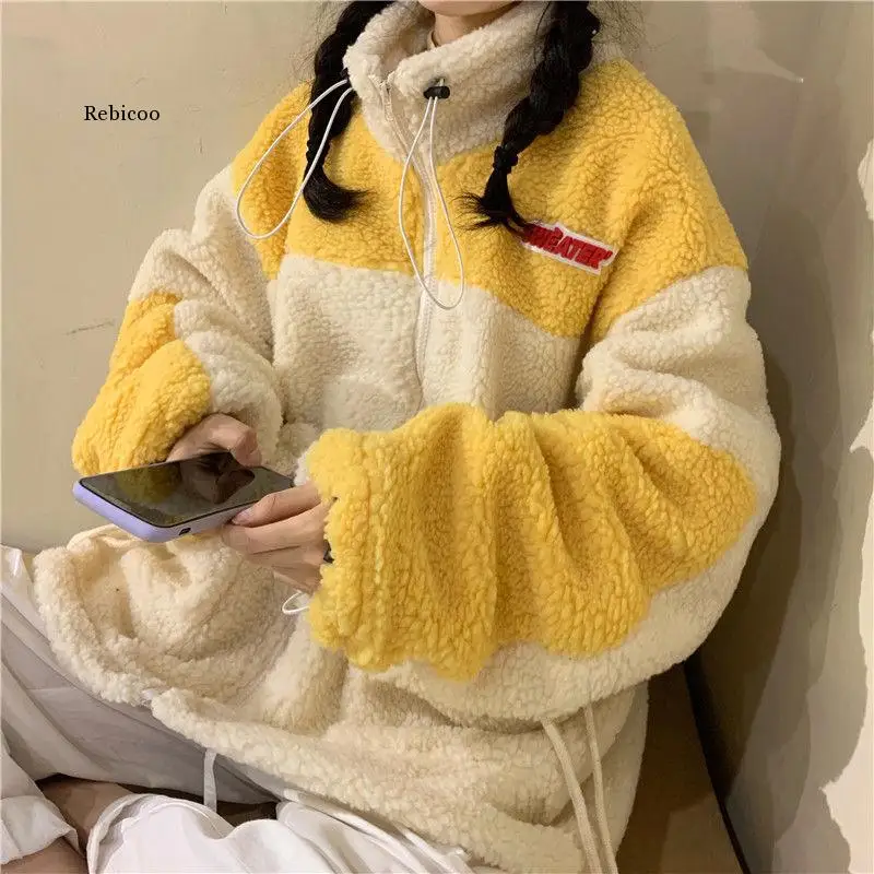 Hoodies Women Thickening Printed Zip-up Casual Korean Style Chic Trendy All-match Streetwear Womens High Quality Loose
Hoodies Women Thickening Printed Zip-up Casual Korean Style Chic Trendy All-match Streetwear Womens High Quality Loose