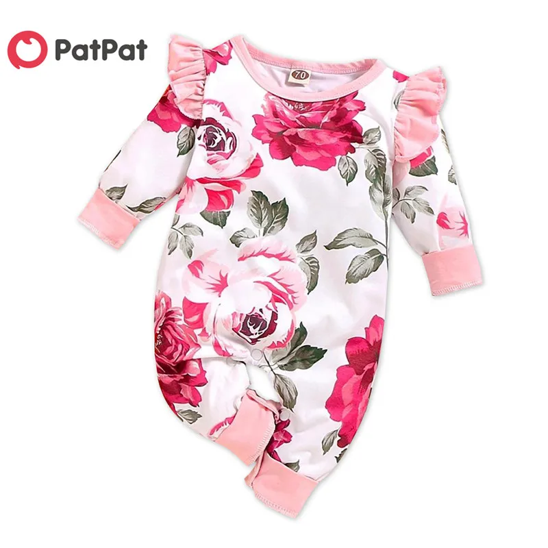PatPat New Spring and Autumn Baby Girl Flower Ruffled One Pieces Long Leg Jumpsuit Baby's Clothing 
PatPat New Spring and Autumn Baby Girl Flower Ruffled One Pieces Long Leg Jumpsuit Baby's Clothing