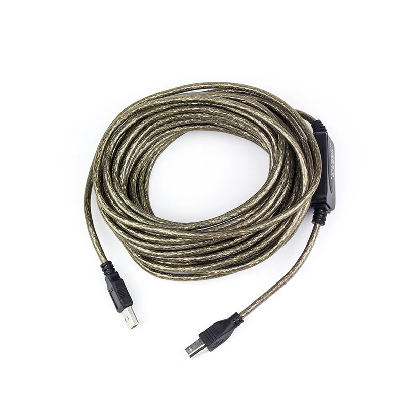 USB 2.0 Printing Cable A male to B male Signal Amplifier Computer Printer Cable 5M 10M15M
USB 2.0 Printing Cable A male to B male Signal Amplifier Computer Printer Cable 5M 10M15M