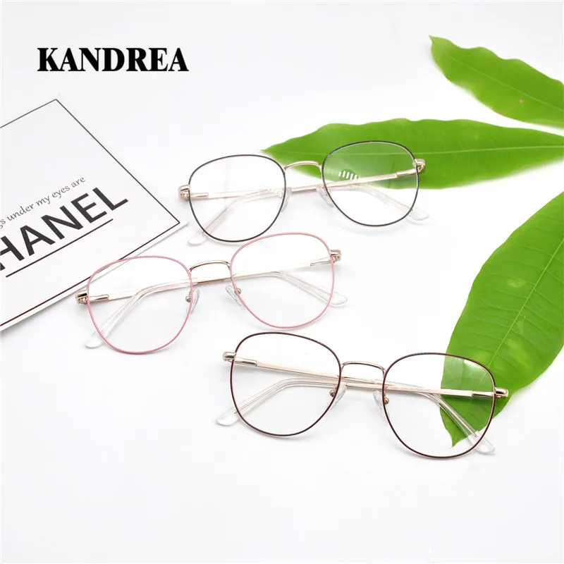 KANDREA Metal Round Reading Glasses for Women&Men Clear Lens Spectacles Female Optical Eyewear Unisex Fashion Eyeglasses Frame
KANDREA Metal Round Reading Glasses for Women&Men Clear Lens Spectacles Female Optical Eyewear Unisex Fashion Eyeglasses Frame