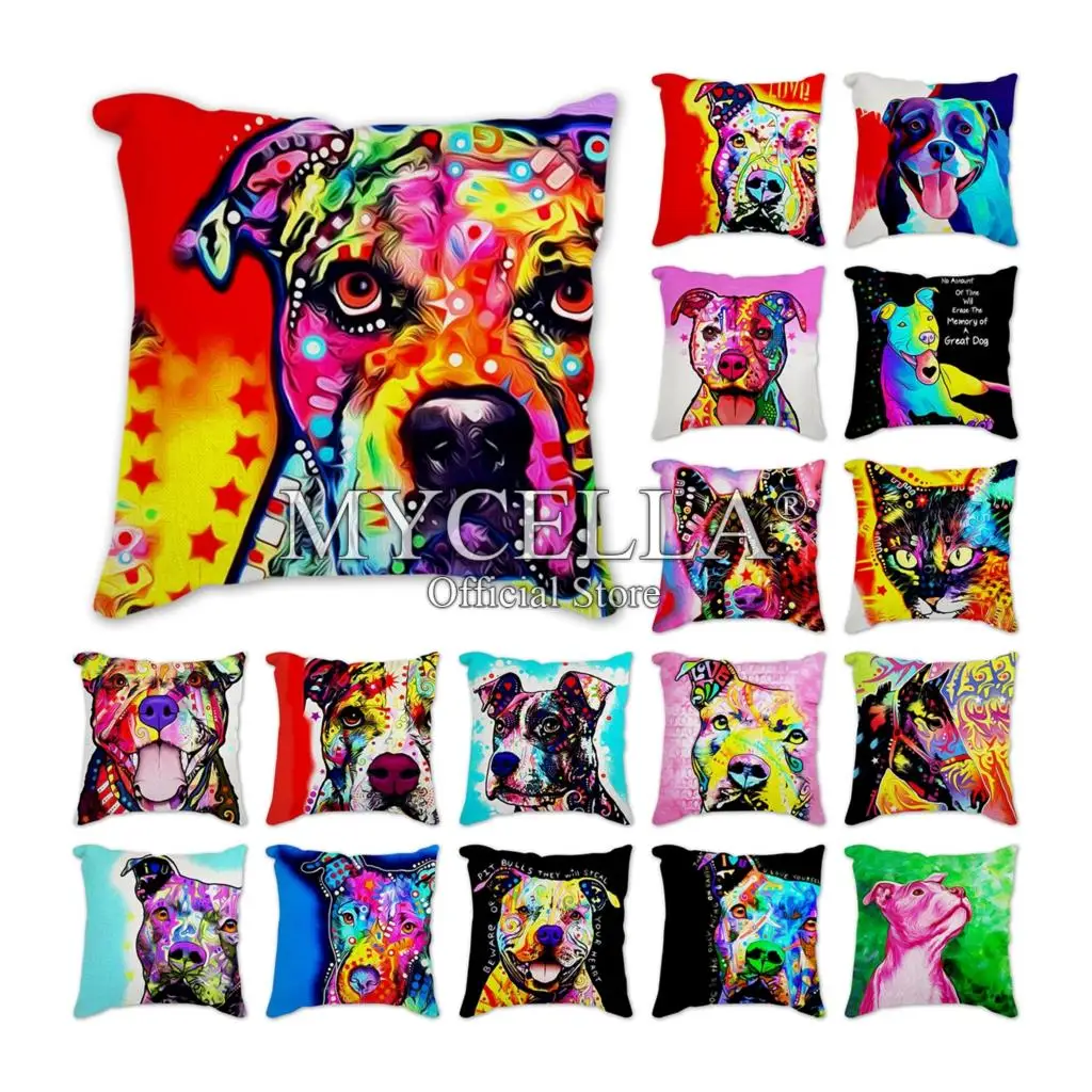 Масляная живопись красочная собака наволочка семья комедия Юмор мультфильм персонаж наволочка
Масляная живопись красочная собака наволочка семья комедия Юмор мультфильм персонаж наволочка