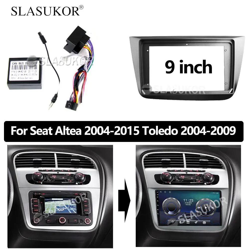 9 INCH Android Audio For Seat Altea 2004-2015 Toledo 2004-2009 cable Car Auto ABS Radio Dashboard GPS stereo panel 2 Din Frame
9 INCH Android Audio For Seat Altea 2004-2015 Toledo 2004-2009 cable Car Auto ABS Radio Dashboard GPS stereo panel 2 Din Frame