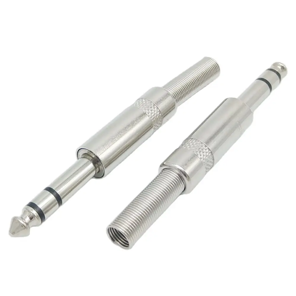 10 шт./партия, штекеры для микрофона 6,35 мм
10 шт./партия, штекеры для микрофона 6,35 мм