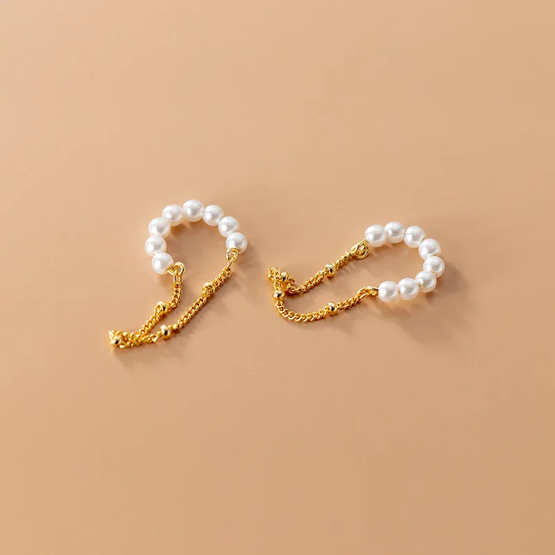 Enosola Real 925 Sterling Silver Fashion Synthesis Pearl Chain Clip Earrings For Women Wedding Valentine's Day Jewelry
Enosola Real 925 Sterling Silver Fashion Synthesis Pearl Chain Clip Earrings For Women Wedding Valentine's Day Jewelry