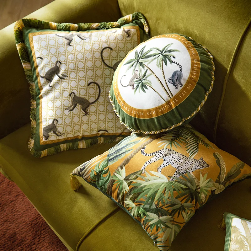 Decorative Cushion Cover with Animal Print,Green Forest,Animal Print,Pillow Case,Leopard,Coconut,Palm Inspired Design,Light
Decorative Cushion Cover with Animal Print,Green Forest,Animal Print,Pillow Case,Leopard,Coconut,Palm Inspired Design,Light