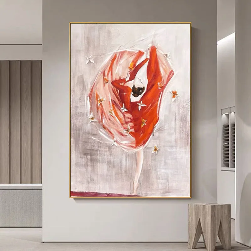 New Arrival Abstract Oil Painting Of A Dancing Girl In Red Dress Modern Wall Art Home Decor Picture Oil Painting On Canvas
New Arrival Abstract Oil Painting Of A Dancing Girl In Red Dress Modern Wall Art Home Decor Picture Oil Painting On Canvas