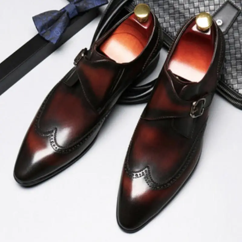 Pointed Toe Genuine Leather Casual Business Dress Men Shoes Trendy Formal Suit Wedding Shoes Mens Career Office Work Shoes New
Pointed Toe Genuine Leather Casual Business Dress Men Shoes Trendy Formal Suit Wedding Shoes Mens Career Office Work Shoes New