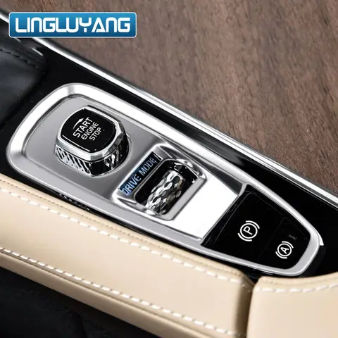 car accessories for Volvo xc60 modified stall handbrake decorative sound adjustment panel stickers s90 xc90 v90cc v60 s60