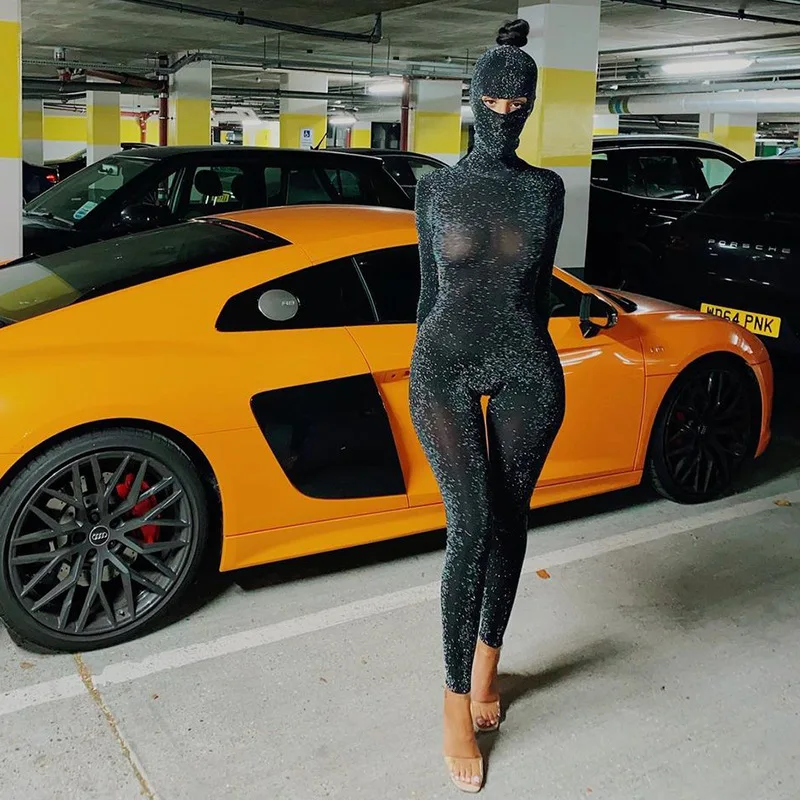 BKLD Winter New Women Clothing 2020 Fashion Long Sleeve Turtleneck Open Back Jumpsuit With Headgear One Piece Outfits Clubwear
BKLD Winter New Women Clothing 2020 Fashion Long Sleeve Turtleneck Open Back Jumpsuit With Headgear One Piece Outfits Clubwear