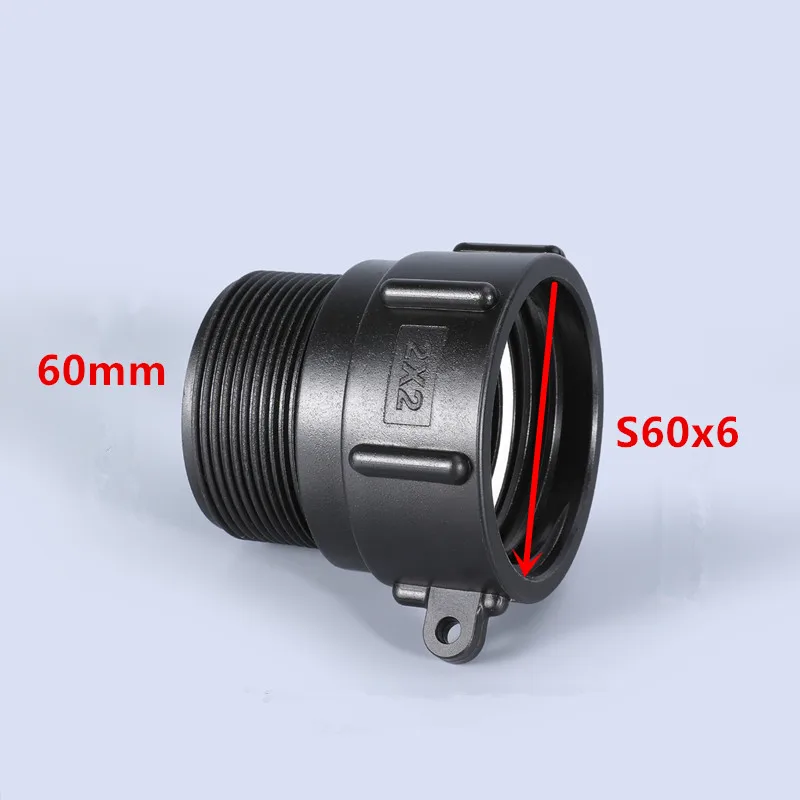 IBC Tank Adapter S60*6 Coarse Thread to 2'' BSP Male Connector Thicken Garden Hose Connector 1PCS
IBC Tank Adapter S60*6 Coarse Thread to 2'' BSP Male Connector Thicken Garden Hose Connector 1PCS