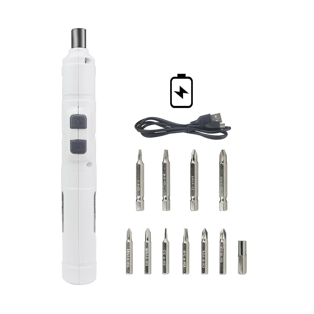Electric Screwdriver 11 in 1 Multi-function Cordless Set Screwdrivers Repair Tool Hand Power Tool With USB charging cable
Electric Screwdriver 11 in 1 Multi-function Cordless Set Screwdrivers Repair Tool Hand Power Tool With USB charging cable