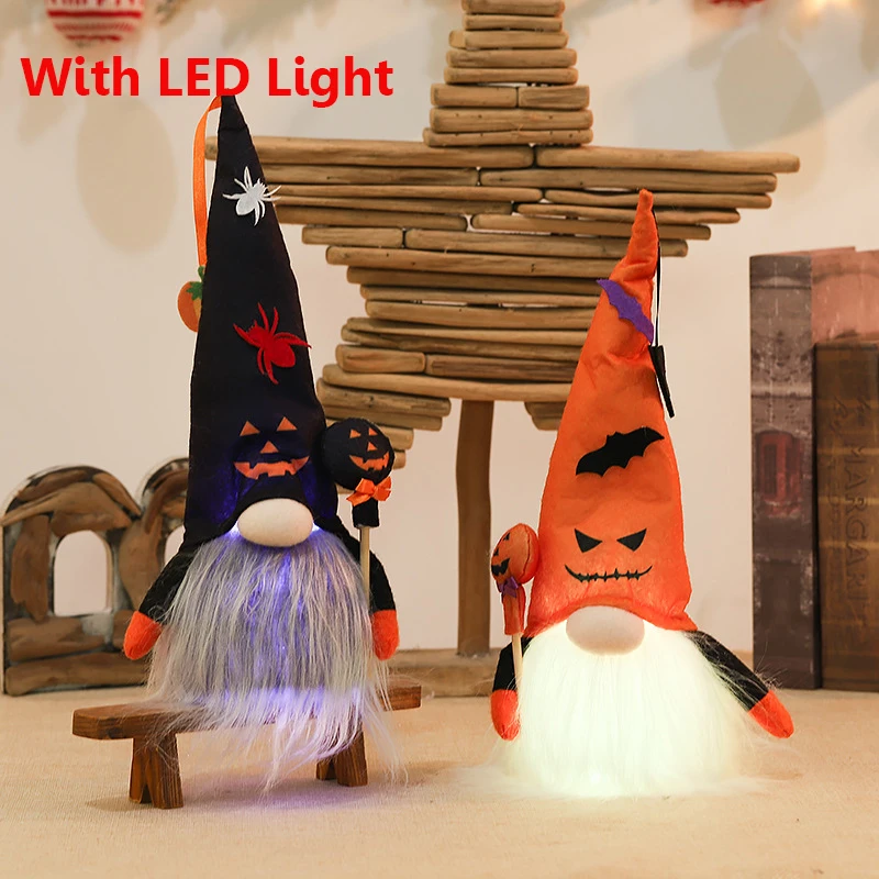 Happy Halloween Faceless Doll With LED Light Trick Or Treat Horror Party Halloween Decorations For Home Kids Toys
Happy Halloween Faceless Doll With LED Light Trick Or Treat Horror Party Halloween Decorations For Home Kids Toys