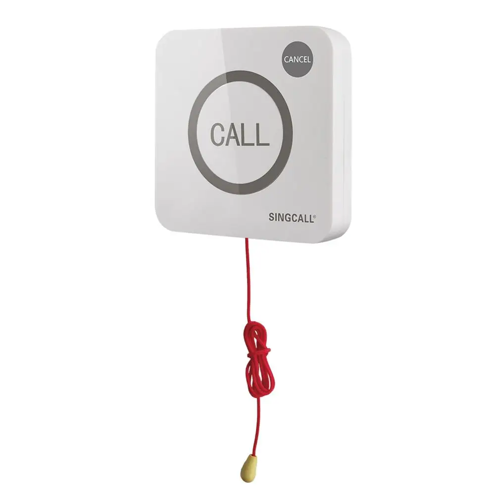 SINGCALL Wireless Calling System, Big Touchable Two Keys, Waterproof SOS Pager, APE520C with Pull Cord 80pcs buttons
SINGCALL Wireless Calling System, Big Touchable Two Keys, Waterproof SOS Pager, APE520C with Pull Cord 80pcs buttons
