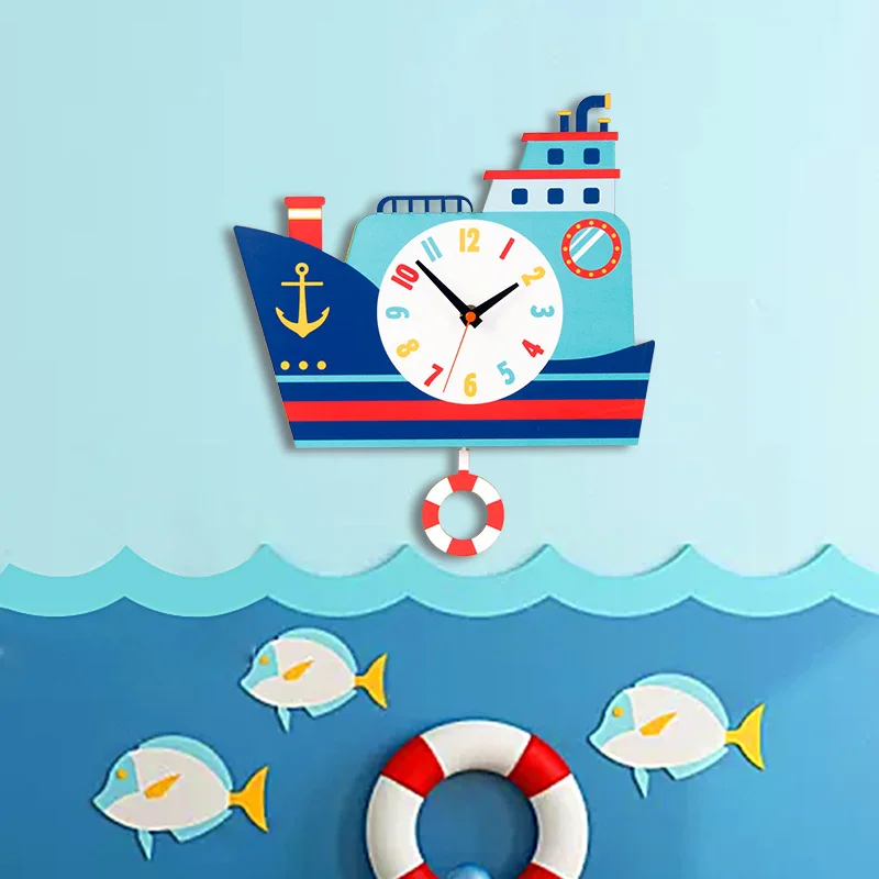 Wooden Cartoon Swing Clock Children's Room Decoration Clock Home Decor Kindergarten Creative Wall Clock American Style
Wooden Cartoon Swing Clock Children's Room Decoration Clock Home Decor Kindergarten Creative Wall Clock American Style