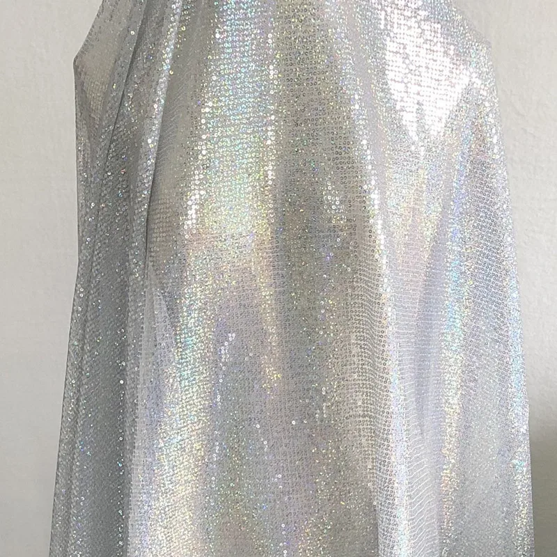 1Yard Laser Silver Sequin Embroidery Fabric Paillette Mesh Net Fabrics Material Sewing On Wedding Dress African Lace Diy Red
1Yard Laser Silver Sequin Embroidery Fabric Paillette Mesh Net Fabrics Material Sewing On Wedding Dress African Lace Diy Red