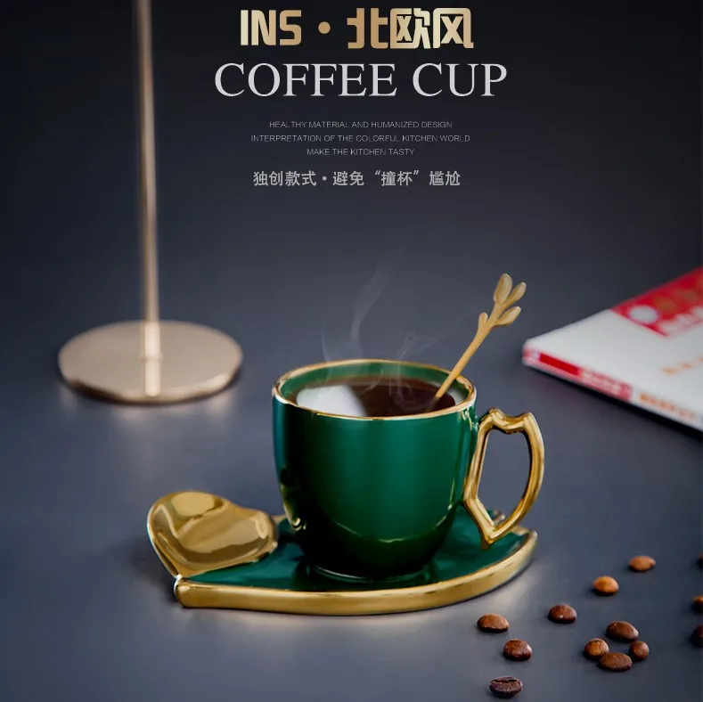 Modern Personalised Coffee Mug Creative Nordic High Quality Luxury Coffee Cup Ceramic Cups And Saucer Sets Tazas Mugs BC50BD
Modern Personalised Coffee Mug Creative Nordic High Quality Luxury Coffee Cup Ceramic Cups And Saucer Sets Tazas Mugs BC50BD