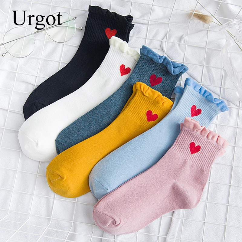 Urgot 1 Pair Women Socks Bubble Casual Breathable Cute Socks Cotton Colorful Sweet Women Fashion Heart Socks Lady Korea Style
Urgot 1 Pair Women Socks Bubble Casual Breathable Cute Socks Cotton Colorful Sweet Women Fashion Heart Socks Lady Korea Style