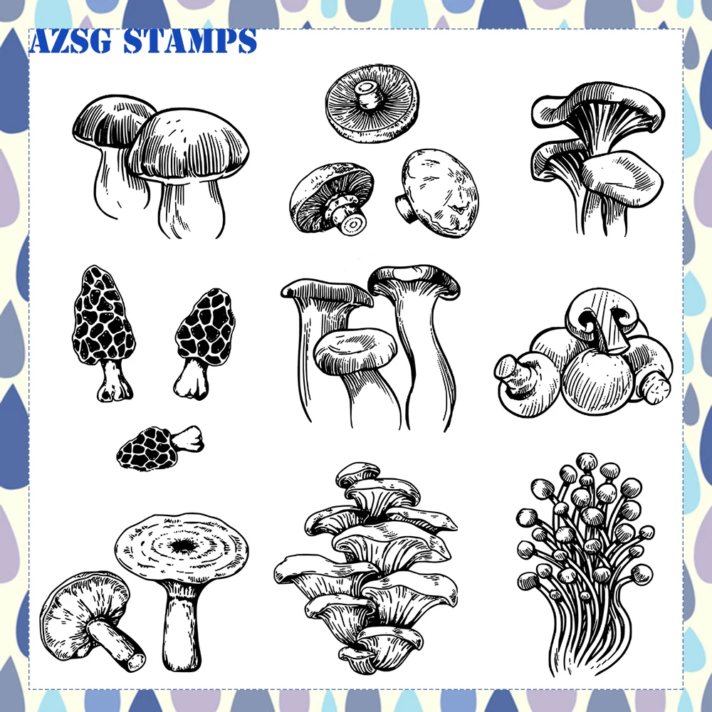 Various Mushroom Elements Collection Clear Stamp For DIY Scrapbooking/Card Making/Album Decorative Silicone Stamp Crafts 14x14cm
Various Mushroom Elements Collection Clear Stamp For DIY Scrapbooking/Card Making/Album Decorative Silicone Stamp Crafts 14x14cm