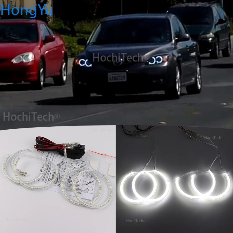 For Mazda 3 mazda3 2002 2003 2004 2005 2006 2007 Premium Super Bright White 3528 SMD LED Angel Eye Kit Daytime Running Light DRL
For Mazda 3 mazda3 2002 2003 2004 2005 2006 2007 Premium Super Bright White 3528 SMD LED Angel Eye Kit Daytime Running Light DRL
