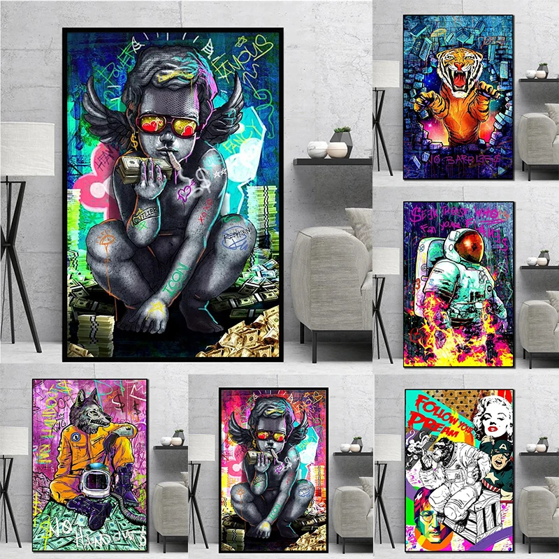 Graffiti Anime Cartoon Abstract Art Style Home Decoration Artwork HD Quality Kindergarten Kids Room Poster Canvas Painting
Graffiti Anime Cartoon Abstract Art Style Home Decoration Artwork HD Quality Kindergarten Kids Room Poster Canvas Painting