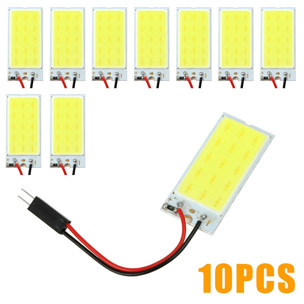 5Pcs / 10Pcs Signal Lamp Car Lights White COB 15 LED Plate Car Interior Dome Light Bulb T10 Festoon 12V Lights
5Pcs / 10Pcs Signal Lamp Car Lights White COB 15 LED Plate Car Interior Dome Light Bulb T10 Festoon 12V Lights