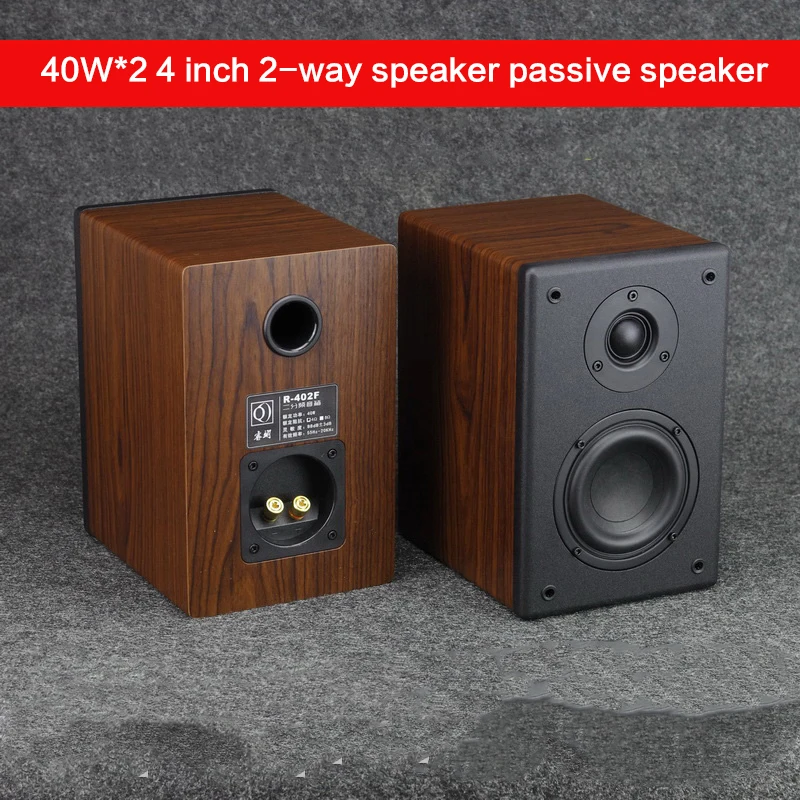 40W*2 4-inch 2-way Speaker High-power 5.1 Passive Bookshelf Speakers Home Theater Front High and Bass Audio HiFi Fever Speakers
40W*2 4-inch 2-way Speaker High-power 5.1 Passive Bookshelf Speakers Home Theater Front High and Bass Audio HiFi Fever Speakers
