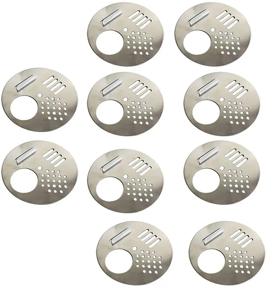 10Pcs Round Metal Beehive Box Door Entrance Gate Disc Stainless Steel Beekeeping Nest Equipment Prevent Anti-Escape Bees Tools
10Pcs Round Metal Beehive Box Door Entrance Gate Disc Stainless Steel Beekeeping Nest Equipment Prevent Anti-Escape Bees Tools