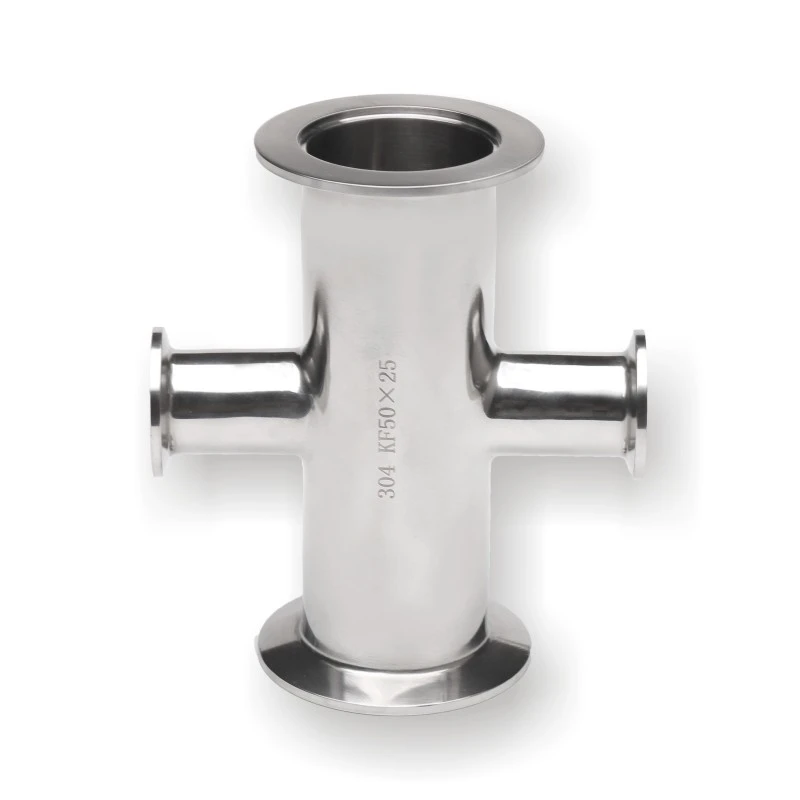 KF Vacuum Clamp 4 Way Connector Pipe Fitting Clamp Style Cross Stainless Steel 304
KF Vacuum Clamp 4 Way Connector Pipe Fitting Clamp Style Cross Stainless Steel 304