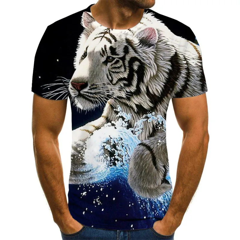Summer 2021 new 3D printed T-shirt animal print men's T-shirt print casual T-shirt O-neck hip hop short sleeve size 110-6XL
Summer 2021 new 3D printed T-shirt animal print men's T-shirt print casual T-shirt O-neck hip hop short sleeve size 110-6XL