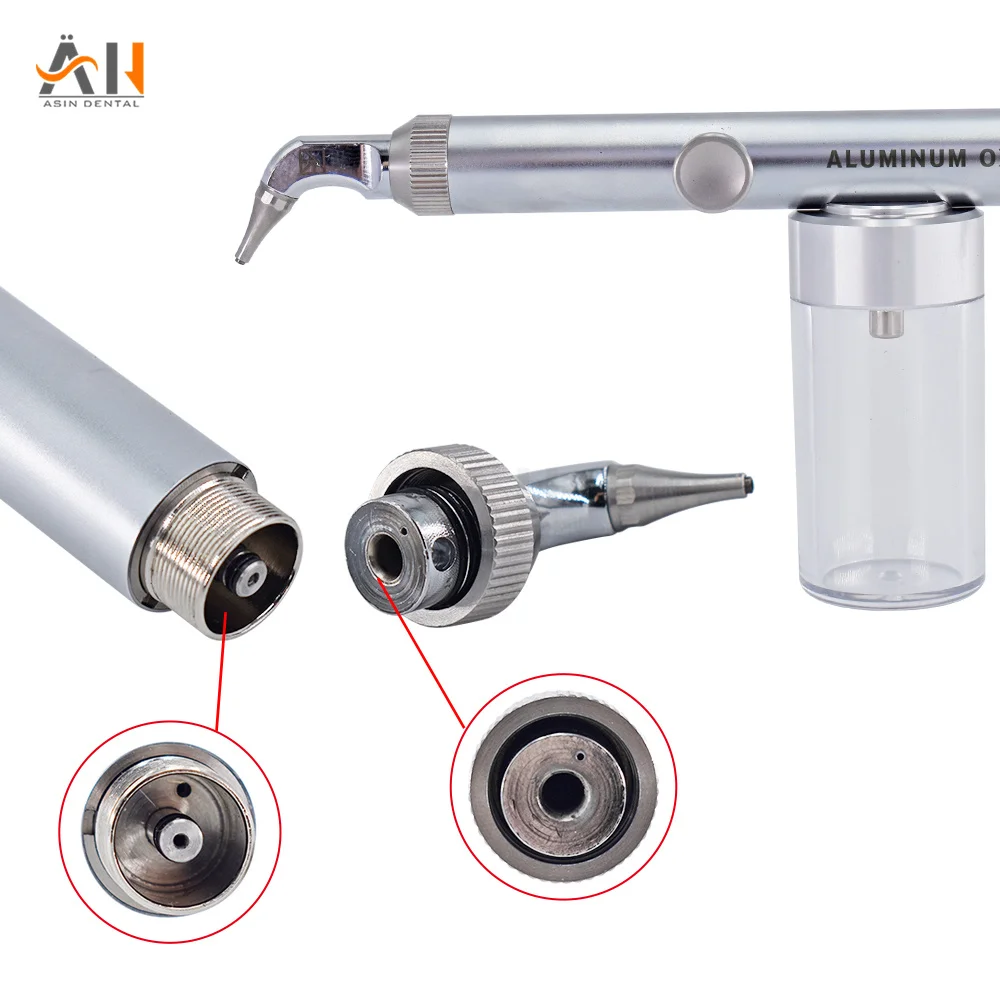 DEASIN 2in1 Dental Aluminum Oxide Micro blaster sandblasting nozzle Polisher With Water Spray Zozzle angles 60°/90°
DEASIN 2in1 Dental Aluminum Oxide Micro blaster sandblasting nozzle Polisher With Water Spray Zozzle angles 60°/90°