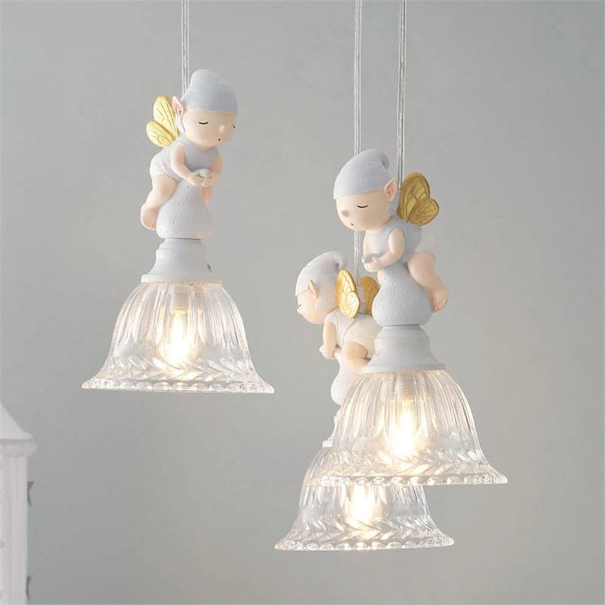Nordic Cartoon Butterfly Fairy Pendant Lights American Bedroom Children's Room Lamps Girl Boy Dining Room Modern Hanging Lights
Nordic Cartoon Butterfly Fairy Pendant Lights American Bedroom Children's Room Lamps Girl Boy Dining Room Modern Hanging Lights