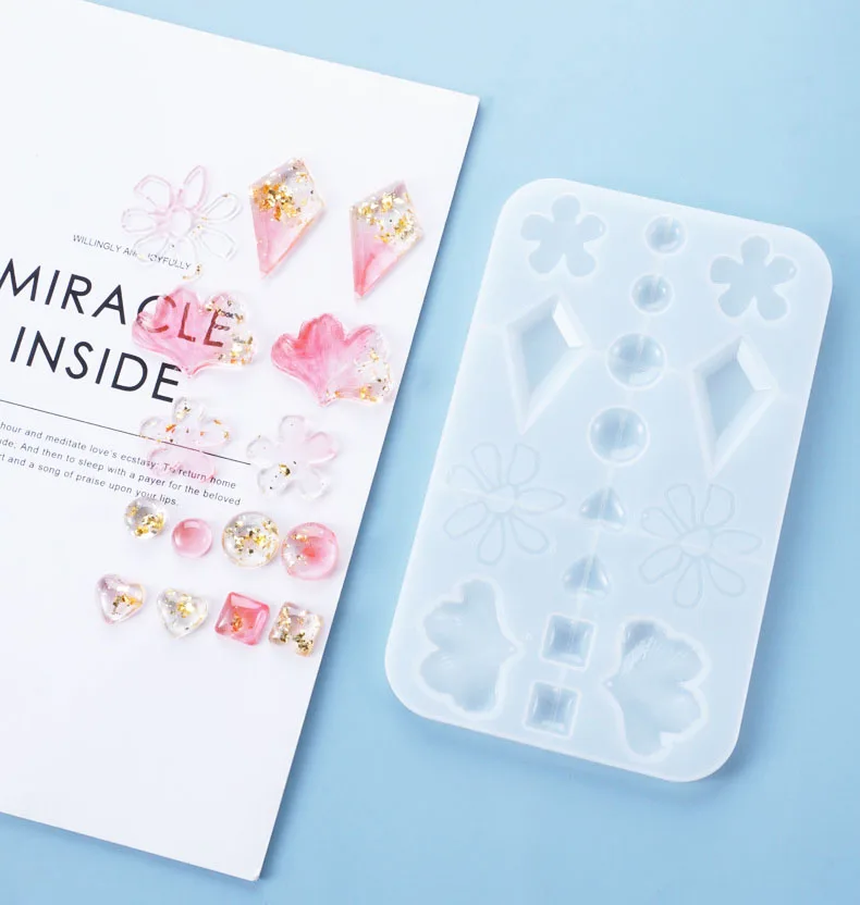 E18 Crystal Epoxy Geometric Earrings Pendant Silicone Mold For Jewelry Craft Mold Epoxy Resin Molds Jewelry Making Decoration
E18 Crystal Epoxy Geometric Earrings Pendant Silicone Mold For Jewelry Craft Mold Epoxy Resin Molds Jewelry Making Decoration
