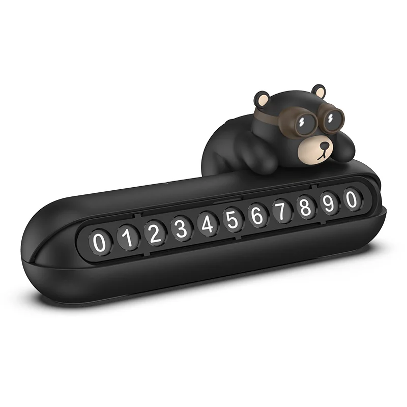 Cartoon Little bear Temporary Parking Card Car License Plate Temporary Stop Sign Phone Number Plate Hidden Switch Car Accessorie
Cartoon Little bear Temporary Parking Card Car License Plate Temporary Stop Sign Phone Number Plate Hidden Switch Car Accessorie