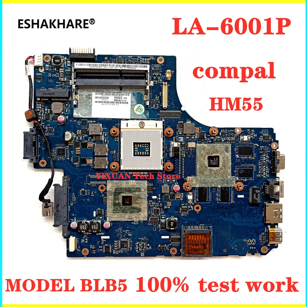 NBLB3 LA-6001P motherboard for ACER compal MODEL BLB5 original motherboard HM55 with video card 216-0772000 1GB 100% test work
NBLB3 LA-6001P motherboard for ACER compal MODEL BLB5 original motherboard HM55 with video card 216-0772000 1GB 100% test work