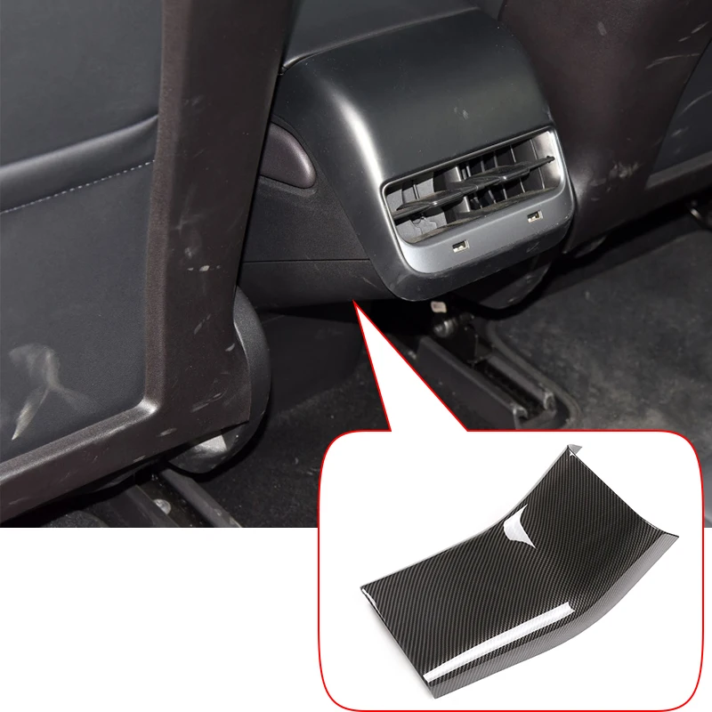 Car Rear Air Outlet Lower Decorative Cover Protection Cap Trim ABS Carbon Fiber For Tesla Model 3 2017-19 Car Interior Accessory
Car Rear Air Outlet Lower Decorative Cover Protection Cap Trim ABS Carbon Fiber For Tesla Model 3 2017-19 Car Interior Accessory
