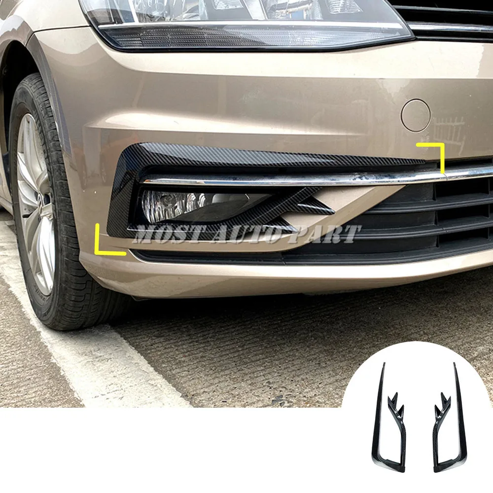 ABS Exterior Front Bumper Spoiler Fog Light Trim Cover Trim For Volkswagen Golf 7 MK7 2017-2019 Carbon Fiber Look/Black 2pcs
ABS Exterior Front Bumper Spoiler Fog Light Trim Cover Trim For Volkswagen Golf 7 MK7 2017-2019 Carbon Fiber Look/Black 2pcs