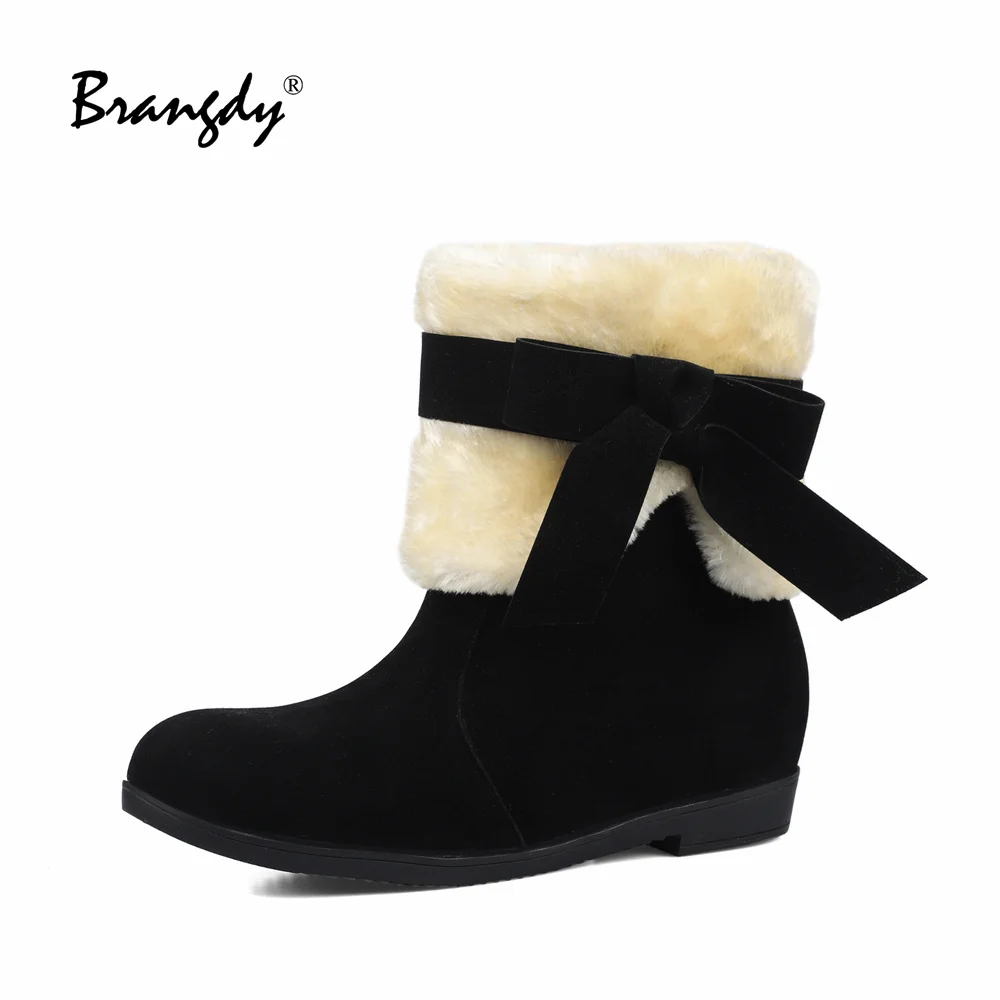 Brangdy Concise Women Ankle Boots Faux Suede Women Shoes Butterfly Knot Round Toe Women Winter Boots Hidden Heels Fold Two Ways
Brangdy Concise Women Ankle Boots Faux Suede Women Shoes Butterfly Knot Round Toe Women Winter Boots Hidden Heels Fold Two Ways