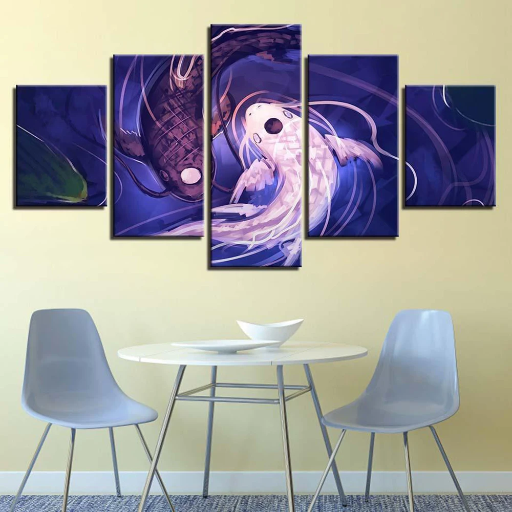 5 Pieces Wall Art Canvas Painting Koi Fish Revel Animal Poster Modern Abstract Modular Living Room Decoration Pictures
5 Pieces Wall Art Canvas Painting Koi Fish Revel Animal Poster Modern Abstract Modular Living Room Decoration Pictures