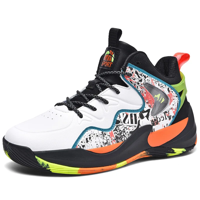 High Quality Basketball Shoes Men Breathable High-top Trendy Men Sneakers Anti-slip Outdoor Jump Zapatillas Hombre Summer 2021
High Quality Basketball Shoes Men Breathable High-top Trendy Men Sneakers Anti-slip Outdoor Jump Zapatillas Hombre Summer 2021